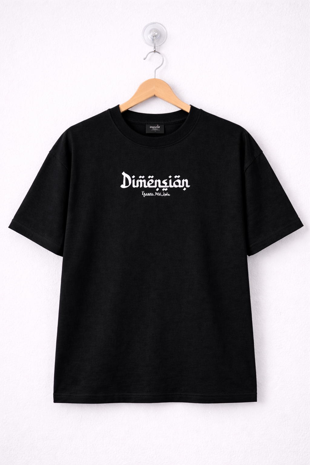 Dimension Oversized T-Shirt – Men's Summer Collection 2026 | Black Edition